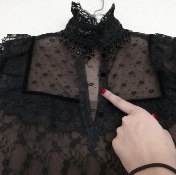 Authentic Vintage Edwardian Lace Top - Picture 3 of 5